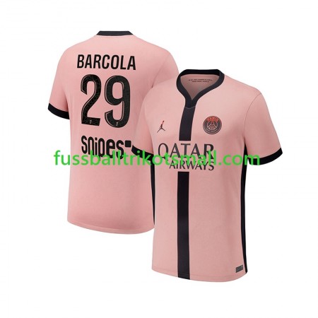Fußballtrikots Paris Saint-Germain Bradley Barcola 29 2024-2025 Kurzarm 3rd trikot kaufen